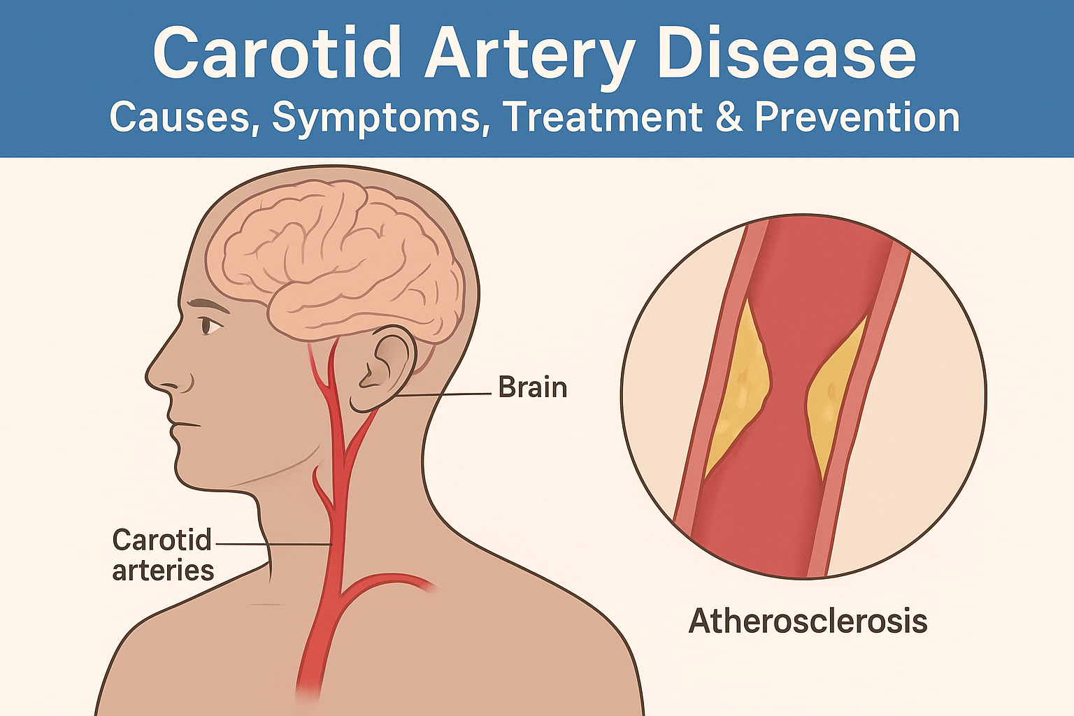 Carotid Artery Disease: Understanding Causes, Symptoms, and Prevention