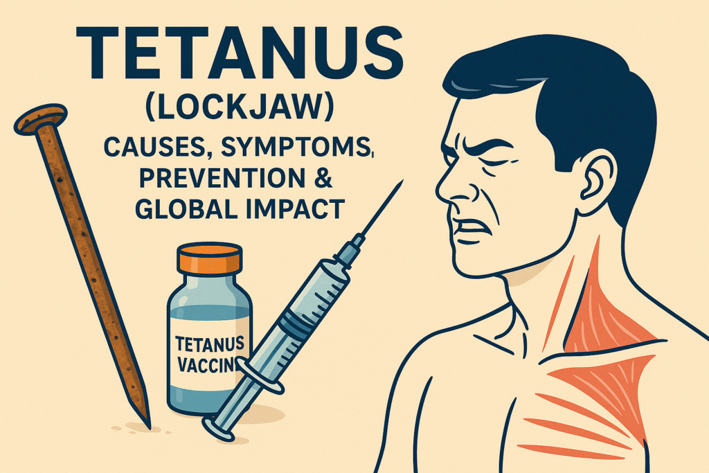 Tetanus (Lockjaw) Causes, Symptoms, Prevention & Global Impact | Complete Guide