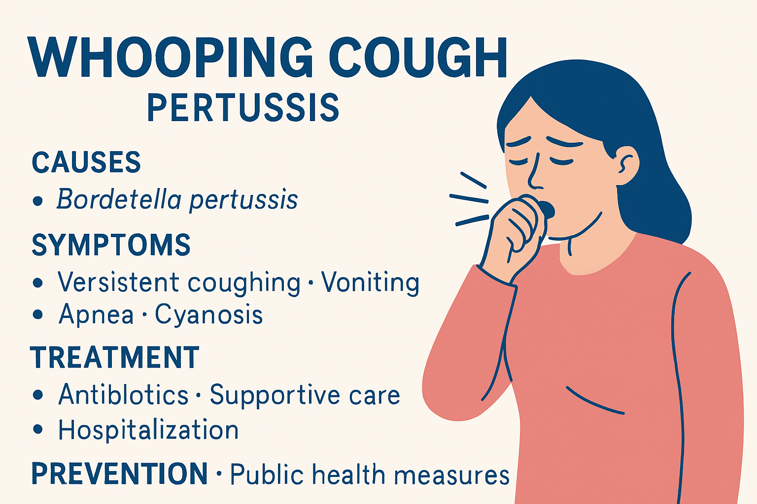 Whooping Cough (Pertussis): Causes, Symptoms, Treatment & Global Prevention Guide