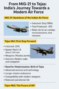 MiG-21 fighter jet in Indian Air Force service