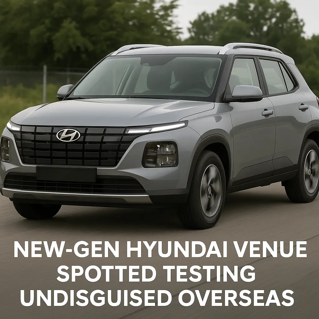 Hyundai Venue 2025 Spied Without Camouflage