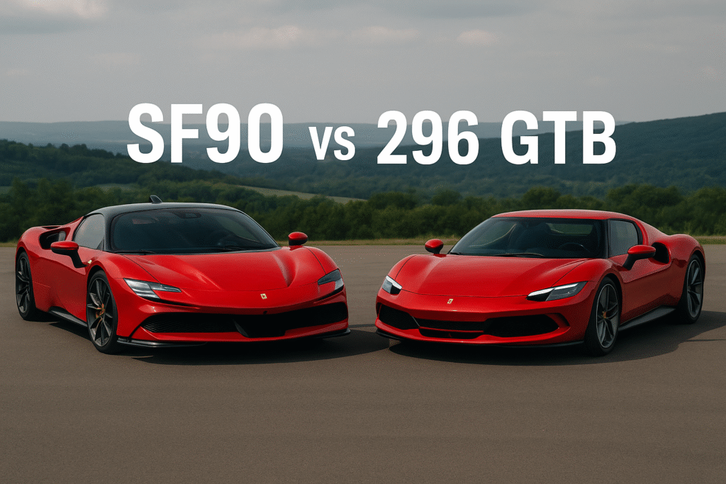Ferrari SF90 vs 296 GTB