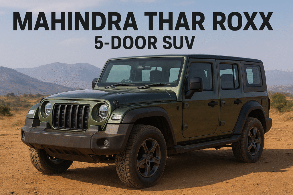 Mahindra Thar ROXX 5-Door SUV: Off-Road Style Goes Mainstream