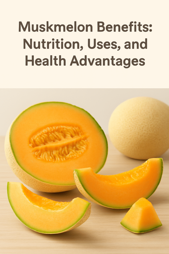 Muskmelon Benefits: Nutrition, Uses, and Health Advantages