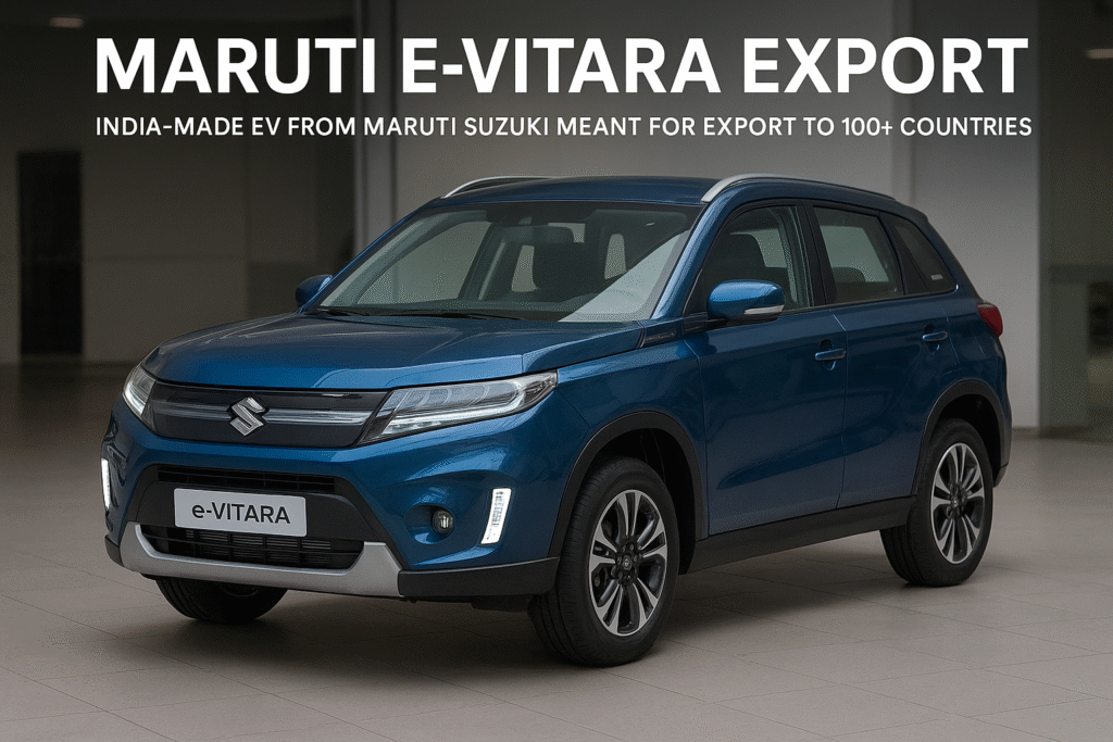 Maruti e-vitara export: India-made EV for 100+ countries