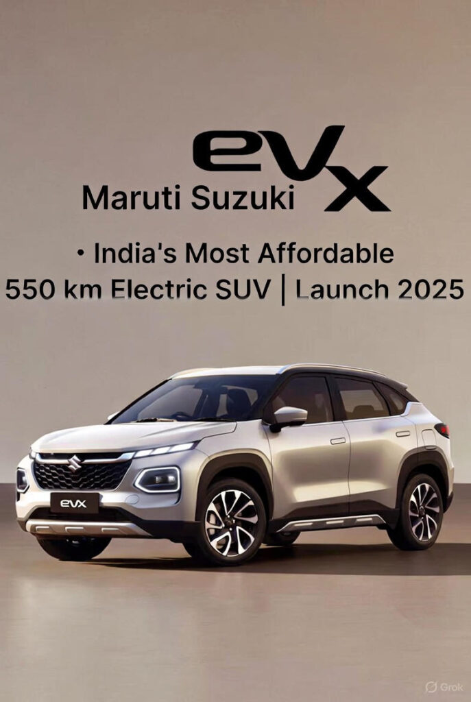 Maruti Suzuki eVX: Launch, Price, Range & Features in India