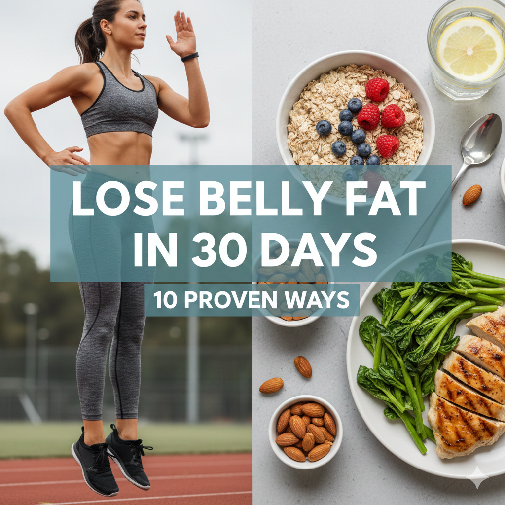Lose Belly Fat in 30 Days: 10 Proven & Fast Ways