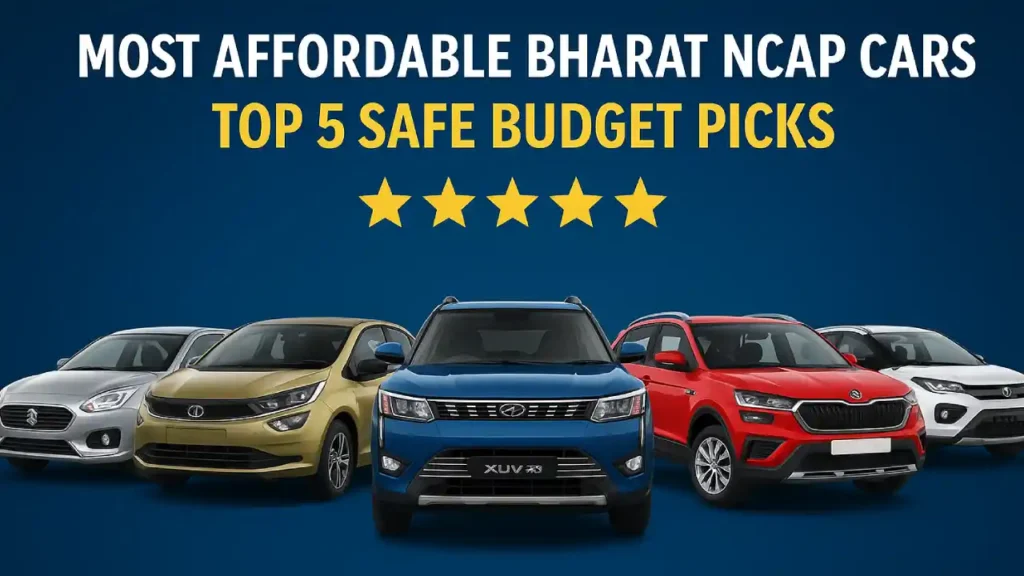Most Affordable Bharat NCAP Cars: Top 5 Safe Budget Picks