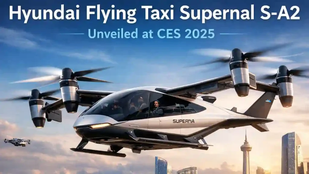 Hyundai Flying Taxi Supernal S-A2 Unveiled