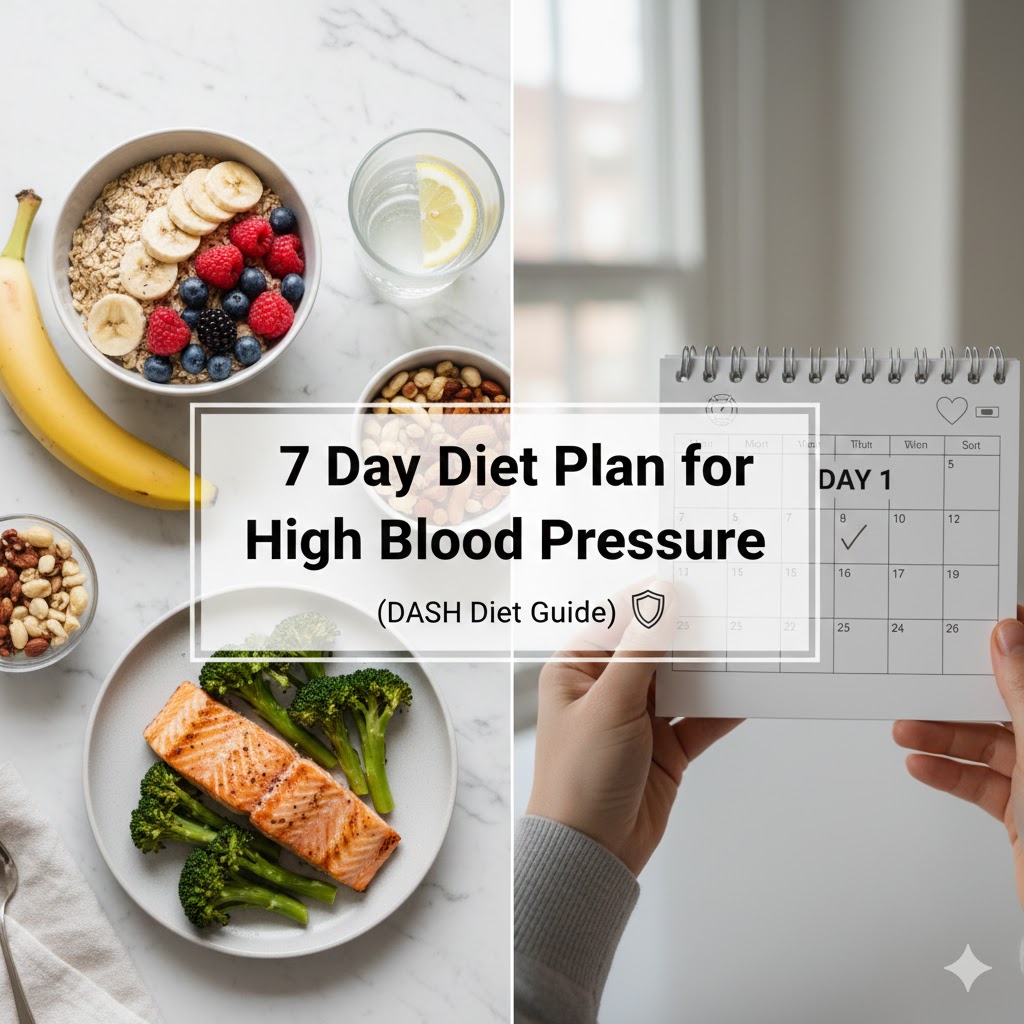 7 Day Diet Plan for High Blood Pressure: DASH Diet Guide